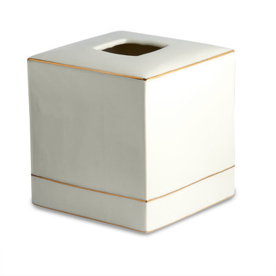 Ferdina Porcelain China Tissue Box Cover