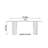 Modern Simple High-end Rectangular Dining Table-1400727366