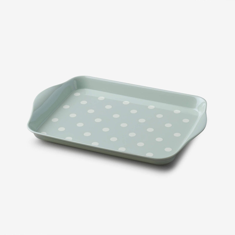 Zeal Melamine Tray, Sage Green