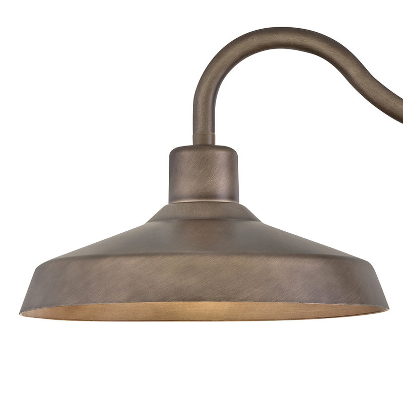 Hinkley Forge Medium Wall Mount Lantern, Brown