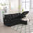 Modular Sectional Sofa L Shaped Modular Couch with Reversible Chaise-888370912