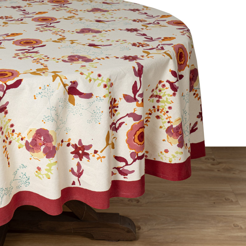 Treetop Tablecloth - Multicolor - 70" Round, 70" Round