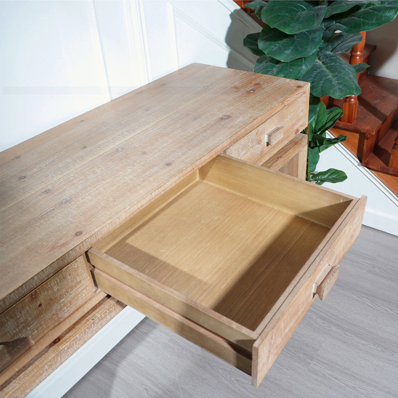Rustic Wooden Console Table