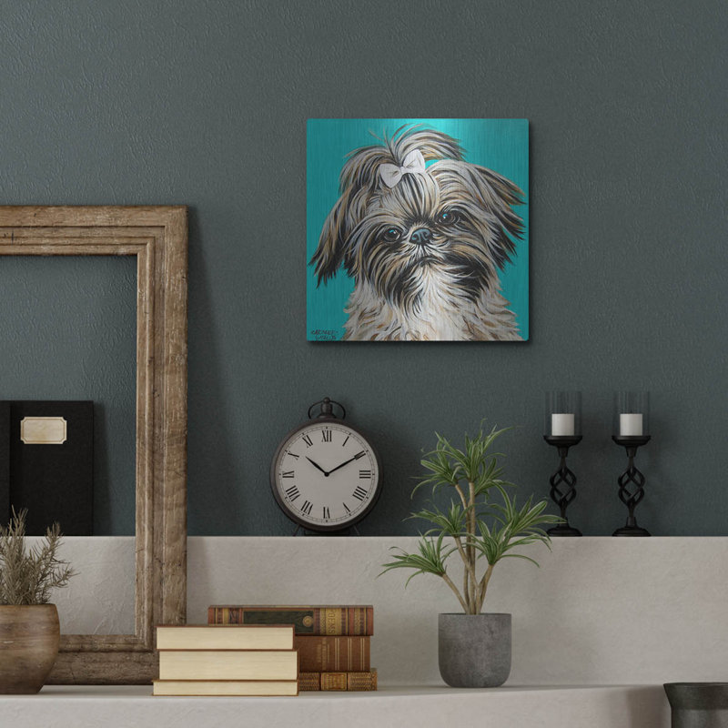 «Girly Shih Tzu» par Carolee Vitaletti, H 12 po x l 12 po