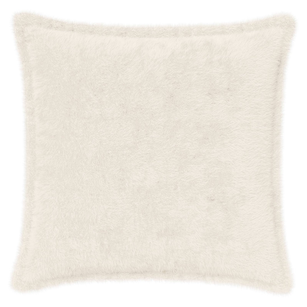 Vidaxl Cushion Cover 2 Pcs Houten White 40 X 40 Cm Faux Rabbit Fur, White - Image 2