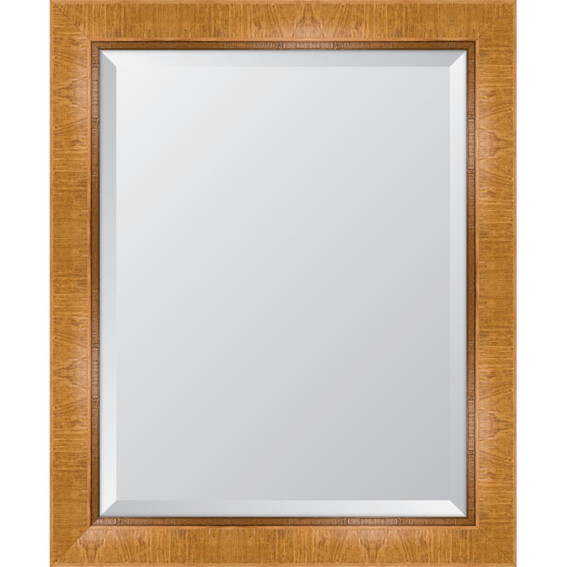 Gullion Wall Mirror, 34" H x 28" W, Natural
