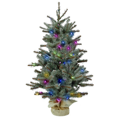Rustic Farmhouse 48' Lighted Pine Christmas Tree