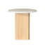 Table de bout en marbre et plateau en marbre Qwin
