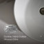 Vox® Vitreous China Circular Vessel Bathroom Sink with Overflow-214225229