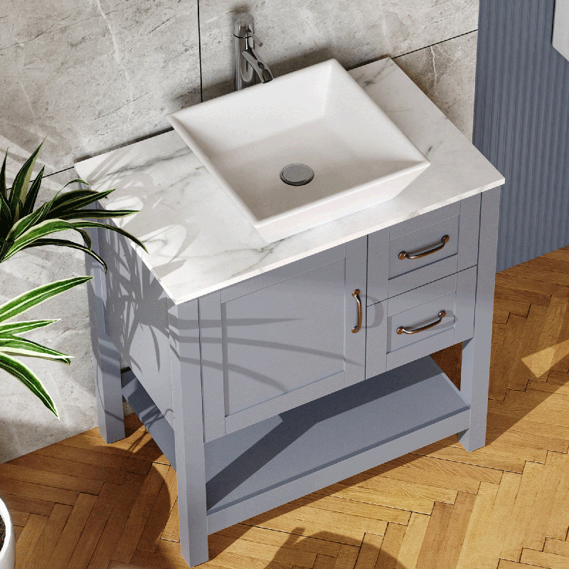 Ensemble de meuble-lavabo simple 30 po Mikaylla