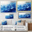Bleu et blanc délicats pétales de fleurs II - fleurs, art mural-1498755983-1498755968-1498755971