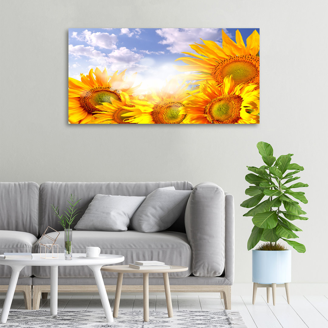 Sonnenblumen - Ungerahmte Kunstdrucke auf Leinwand