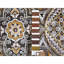 Tapis de couloir d'inspiration moghole 2 pi 6 po x 20 pi 5 po brun et gris