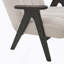 Chaise d'appoint moderne avec structure en bois-423676940