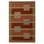 Rug & Kilim’S Scandinavian Style Geometric Red Orange And Green Wool Kilim-86873790