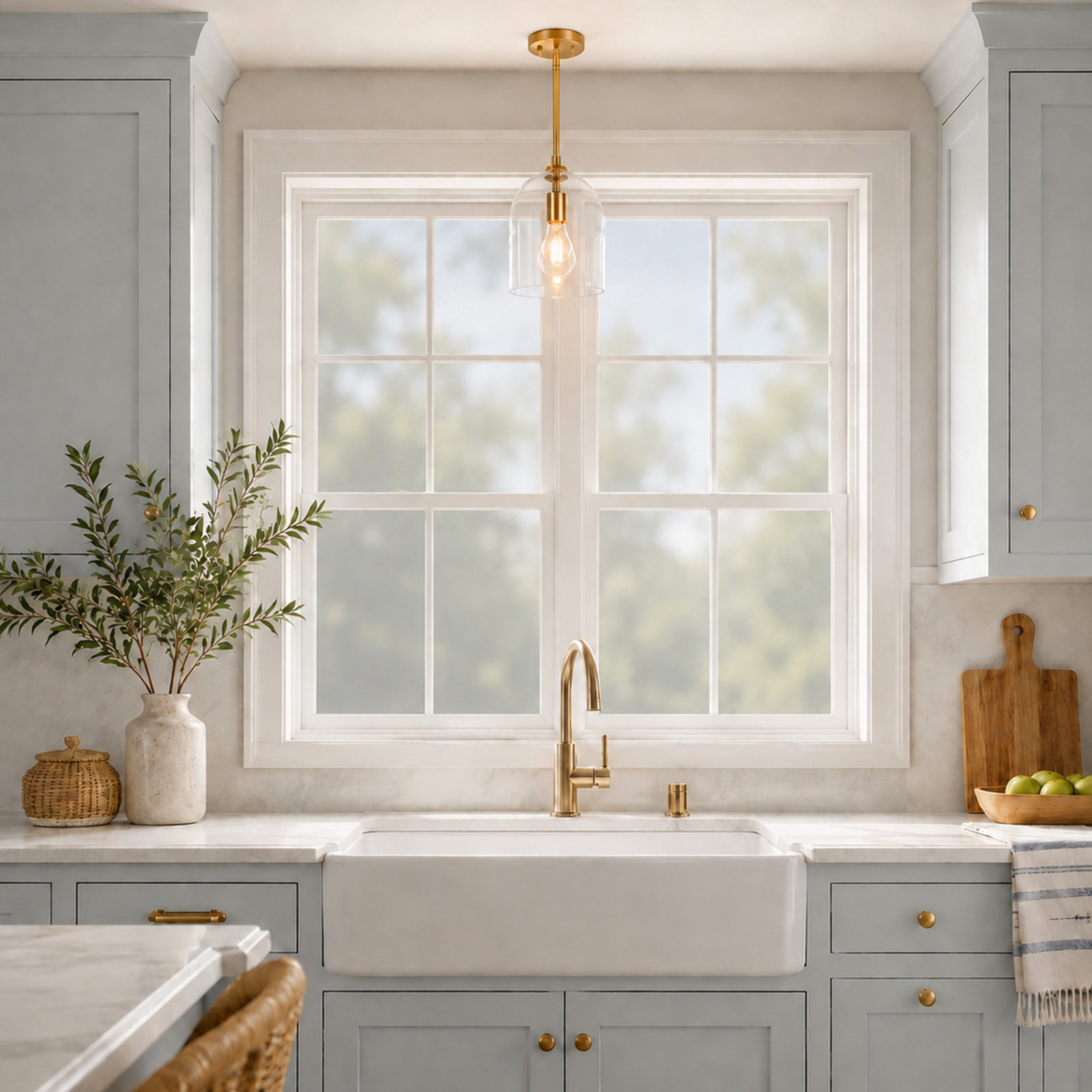 Alexandre Dimmable Dome Single Light Pendant