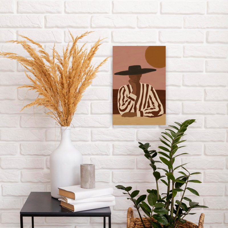 «Desert Dreamer», impression élégante de paysage d'été minimaliste, 18" H x 12" W