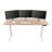 Adjustable Metal Base Standing Desk-60317151-60317141