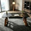 Bureau d'écriture avec tiroirs Black Stone-804525148