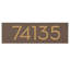 Plaque d’adresse murale sur 1 ligne flottante-41299922-41303794-41299680