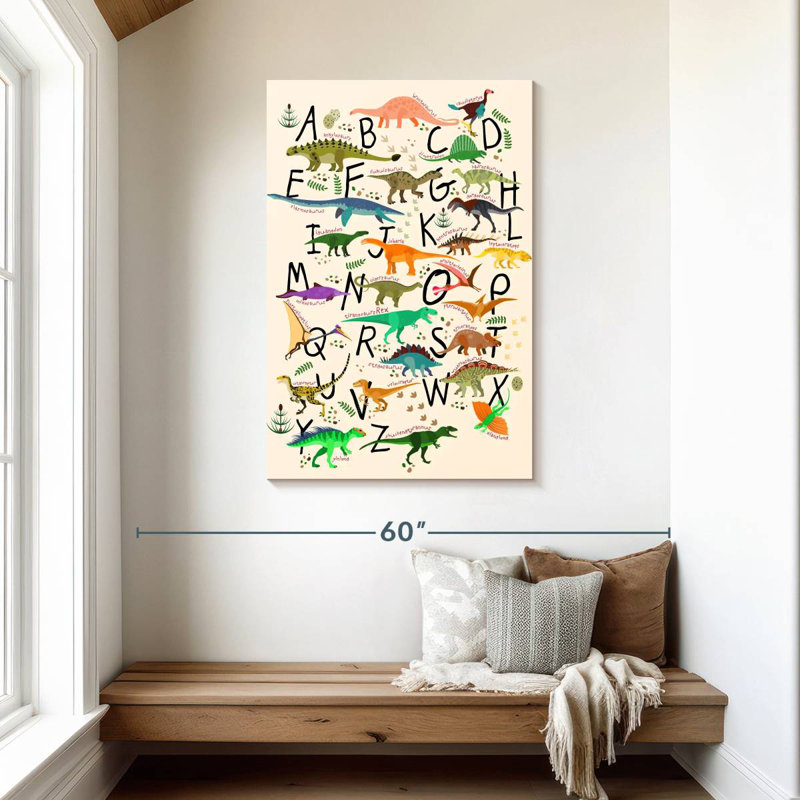 Alphabet de chambre de bébé, H 45 po x l 30 po