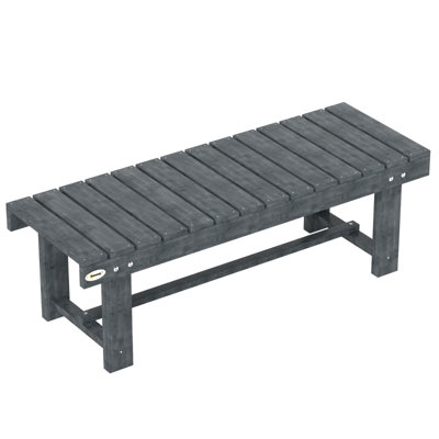 110 cm W Fir Solid Wood Garden Bench