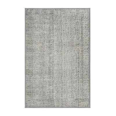 Tapis gris/beige traditionnel Deepa