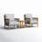 Chauncie Teak Outdoor Seating Group with Cushions-106033335