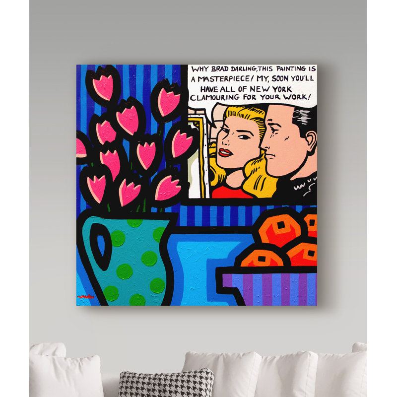 «Still Life with Lichichen», reproduction d'impression sur toile tendue, H 35 po x l 35 po x P 2 po