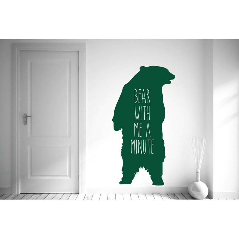 Animals Wall Decal, Dark Green