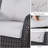 Patio Swivel Wicker Outdoor Rocking Chairs with Side Table-1206251499
