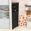 Armoire de coin de salle de bain triangulaire avec tablettes réglables, tiroirs triangulaires et rangement fermé-513216372