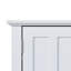 Armoire à pharmacie murale de salle de bain avec tablettes réglables-124651342