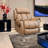 Taia Faux Leather Recliner-379590292