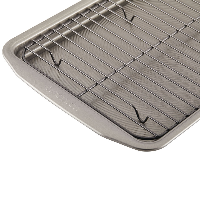 Circulon Bakeware Nonstick Bakeware Set / Baking Pans, 10 Piece, Gray