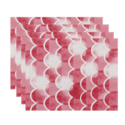 Aksel Polyester Geometric Rectangle Placemat