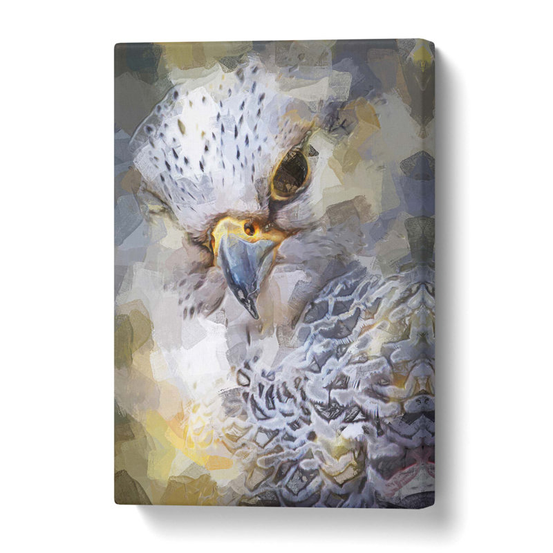 Hawk Bird in Abstract - Wrapped Canvas, 91.4 cm H x 61 cm W