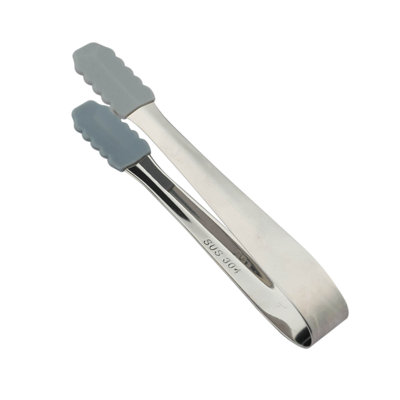 Veilleuse pinces à glace en acier inoxydable 304 Pinces à glace en silicone épaissie