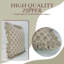 Housse de coussin à double face pour décor de maison et de chambre Fabdavine, 16 po x 16 po, Bagru Buti, rouille
