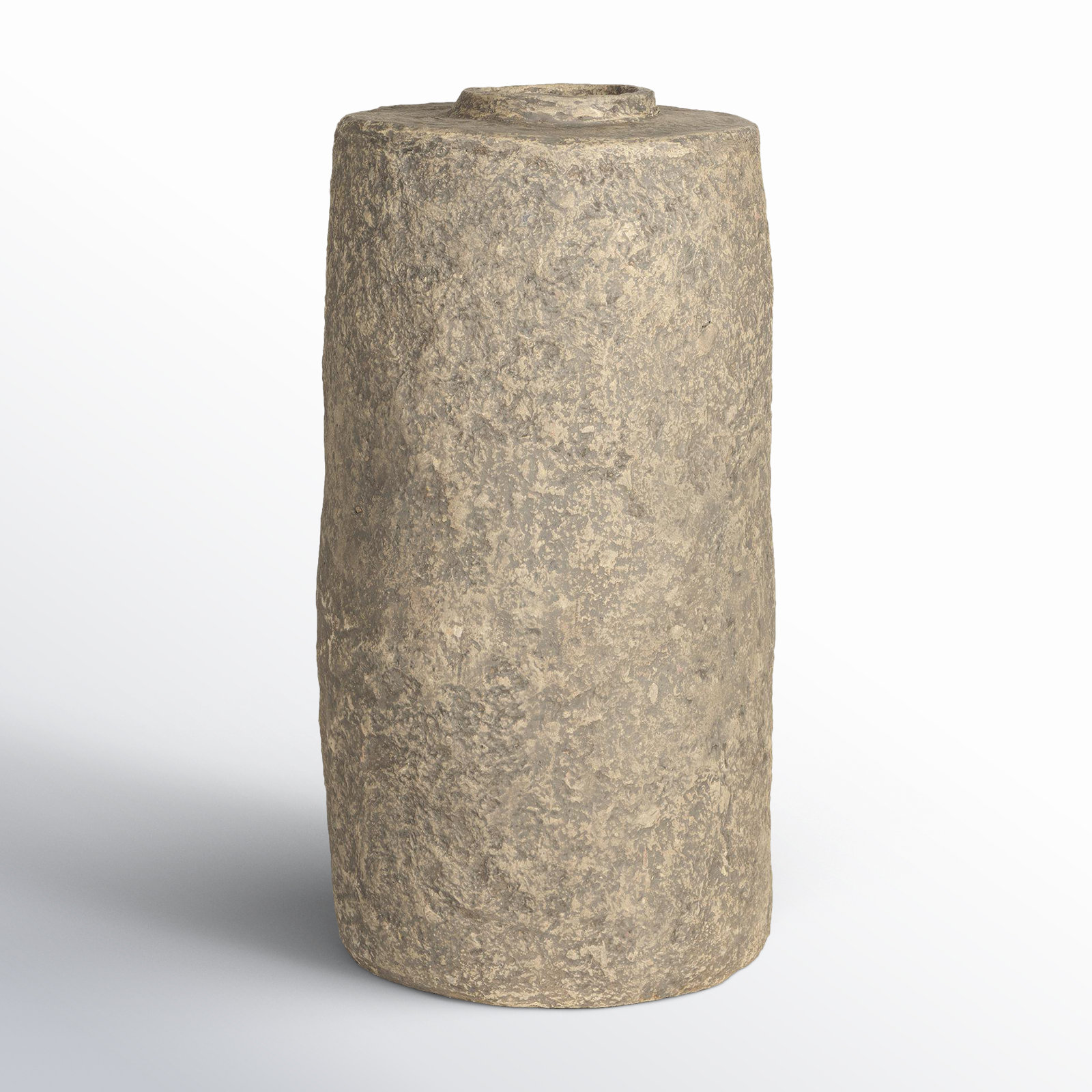 Davenport 29'' Handmade Paper Floor Vase, Gray