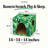 Kitty Jungle Cardboard Cat House with Replaceable Scratcher