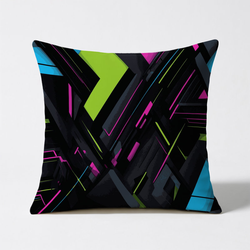 Coussin intérieur et extérieur Cosmic Nexus, Square 18"
