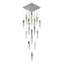 This Exquisite Chandelier Is In A Gold Finish. The Frame Is Made Out Of Metal, And It Comes With Hanging Clear Iceberg Bubble Crystals. You Can Create A Timeless Feel While Using Modern Forms.-171367880
