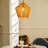 1-Light Pendant Light Single Hemp Rope