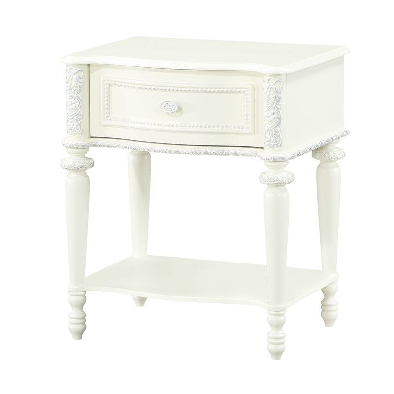 - Table de chevet transitionnelle teinte par, 1 tiroir de rangement, miroir à bord biseauté inclinable, base de miroir ovale, poids supportant 40 lb, hauteur de 26 po, largeur de 23 po, profondeur de 16 po, table de chevet inclinée