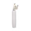 Contemporary Ceramic Tall Floor Vase for Home Decor - Minimalist Flower Vase Accent for Living Room, Entryway, and Corner Styling - White-453981983