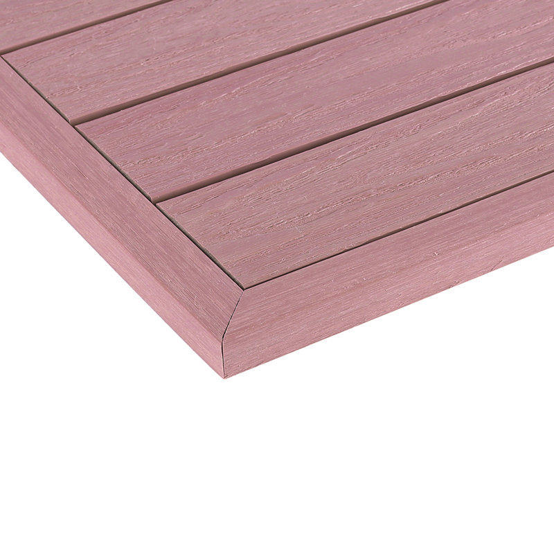 Garniture de terrasse en coin 12 po x 1 po, Séoul rose