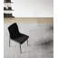 Chaise de salle à manger en cuir à pattes pour chat Italian Minimalist Home-2053506623
