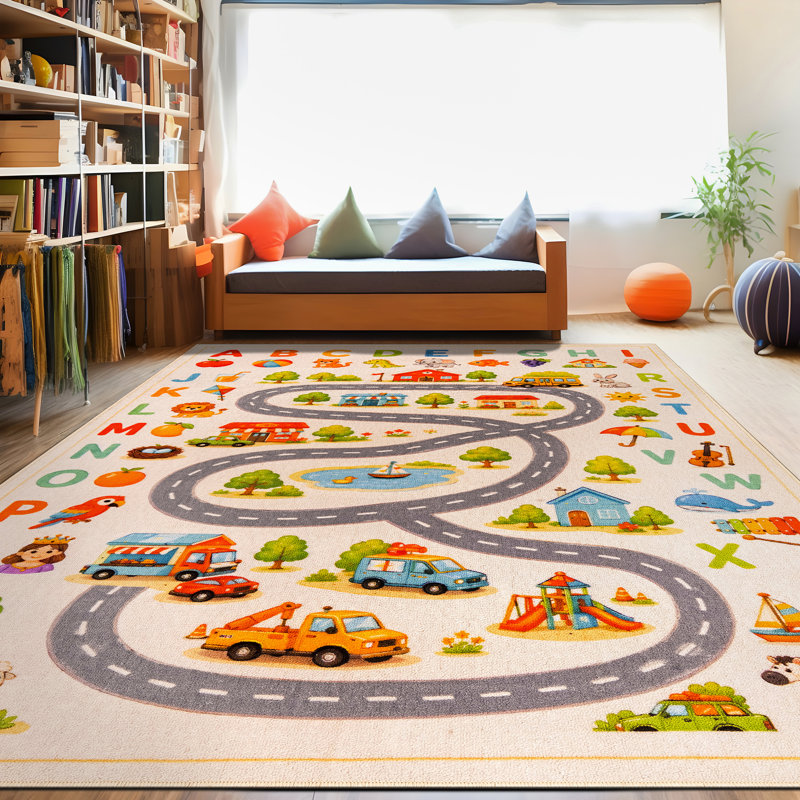 Sonya Washable Indoor Rug, 5 pi 3 po x 7 pi 3 po