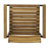 Callean 6-Person Weather Resistant Acacia Wood and Metal Rectangular Dining Set with Cushions